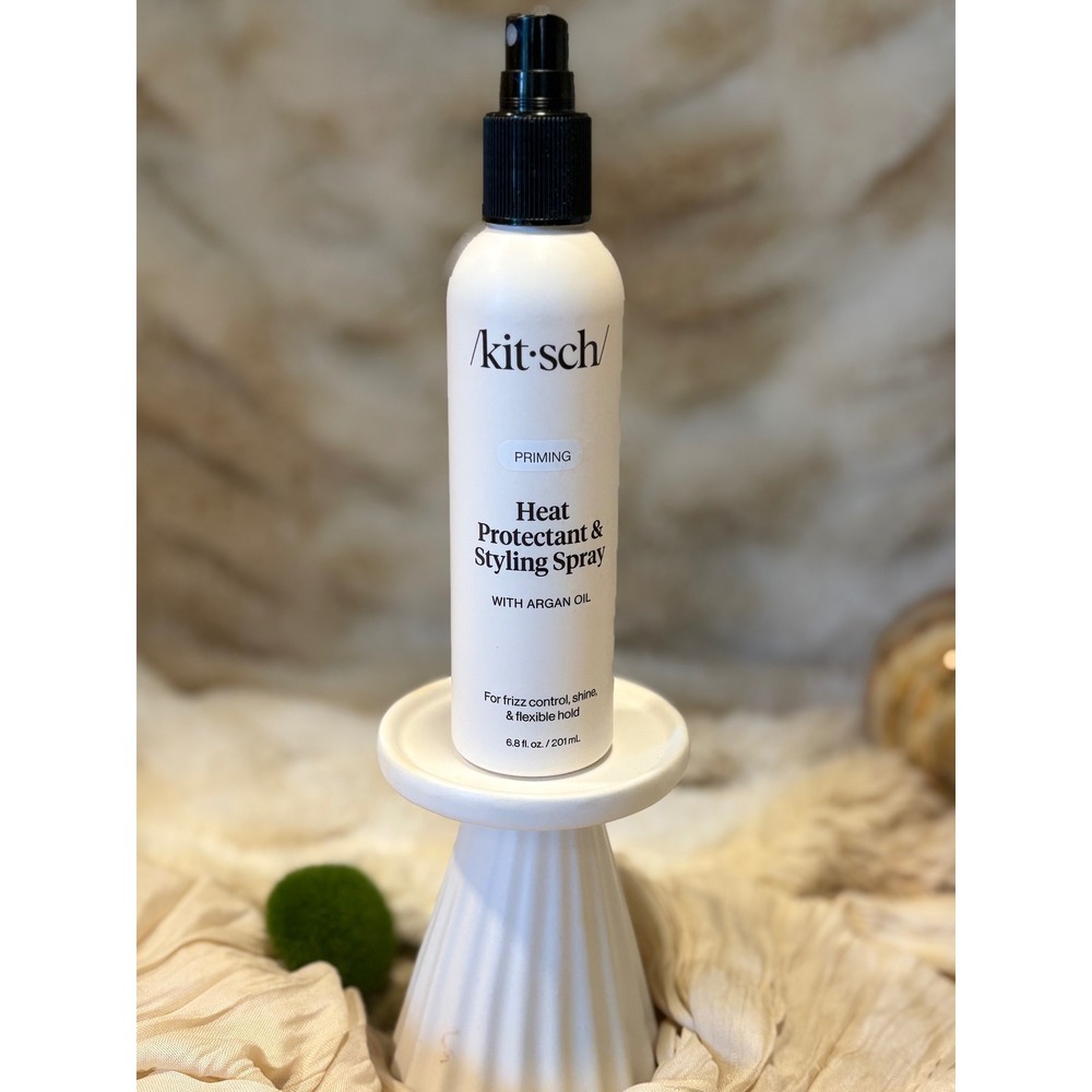 Kitsch Priming Heat Protectant & Styling‎ Spray with Argan Oil 6.8 fl oz 201mL